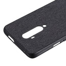 Bakeey Luxury Fabric Splice Soft Silicone Edge Shockproof Protective Case For OnePlus 7T Pro