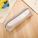 Holographic Stationery Pen Pencil Bag Larger Capacity Case Zip Makeup Cosmetic