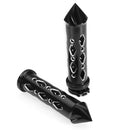 7/8inch Handlebar Hand Grip Grips For Suzuki/Honda/Yamaha/Kawasaki Motorcycle Black