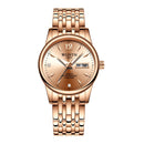 Fashion Business Ladies Dress Women Full Steel Luminouds Display Quartz Watch