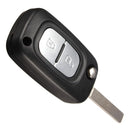 2 Button Remote Key Fob Case Shell For Renault Clio Kangoo Megane + Bland Blade