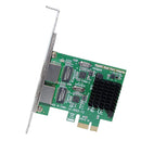 SSU 8120-T2 2 Port 1000Mbps Gigabit Ethernet PCI-E Network Card PCI Express RJ45 LAN Adapter Expansion Card for Desktop PC