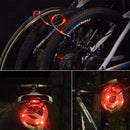 XANES 1.2m Mutifunction Anti-Theft Bike Lock Safe Tail Light Lock Usb Rechargeable Rainproof