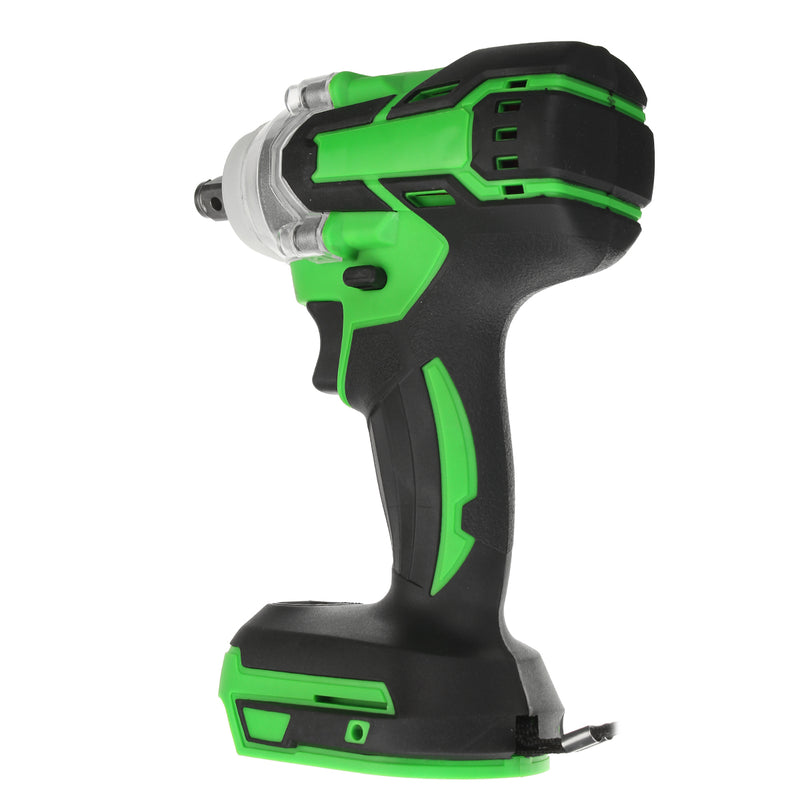 520N.M Torque Brushless Impact Wrench Screwdriver Cordless Rechargable Electric Wrench Driver Tool Stepless Speed Change Switch Adapted to 18V Makita battery
