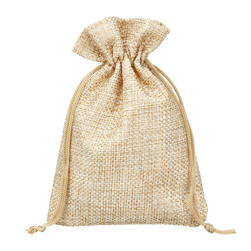 24pcs Hessian Gift Bag with drawstrings for Christmas
