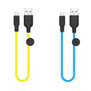 HOCO 2.4A Type-C Micro USB Fast Charging Data Cable 0.25M For Huawei P30 Pro Mate 30 Xiaomi Mi9 Redmi 7A Redmi 6Pro 9Pro S10+ Note10