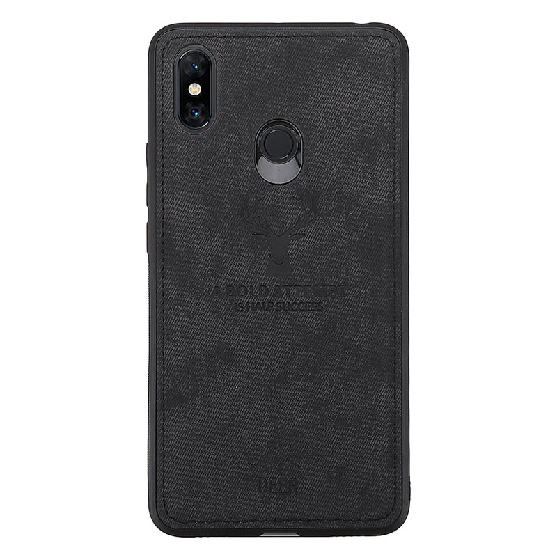 BAKEEY Deer Shockproof Cloth&TPU Protective Case For Xiaomi Mi MIX 3
