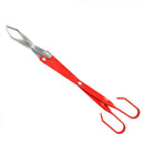 Long Reach Grill BBQ Tong Aluminum Scissors Tongs with Painted Handle