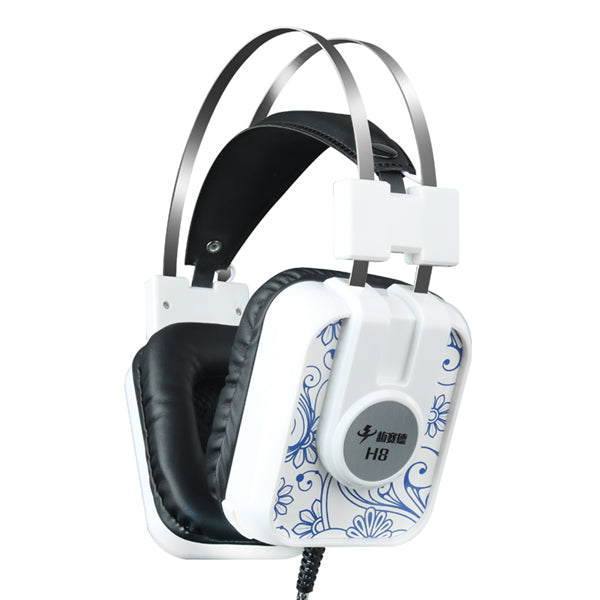 MISDE H8 LED Flashing Universal Gaming Stereo Wired Headphone With Microphone