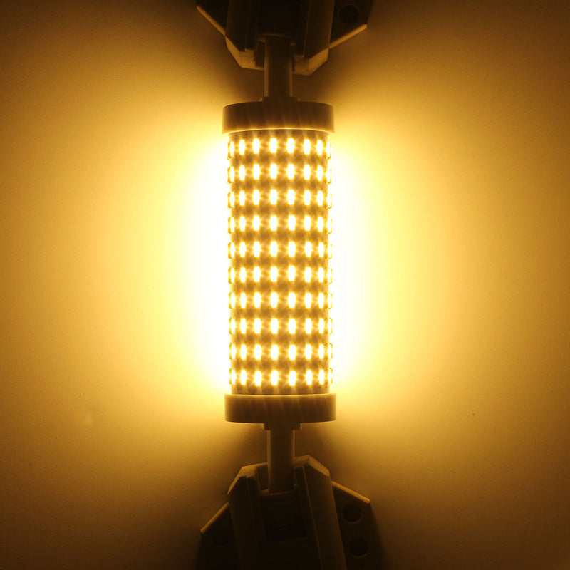 Dimmable R7S 118mm 8W 180 SMD 4014 LED Pure White Warm White Light Lamp Bulb AC85-265V