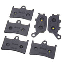 Front & Rear Sintered Brake Pads For Yamaha YZF R1 2004 2005 2006