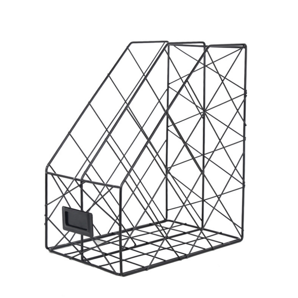 Document Trays File Holder 2 Layers File Box Metal File Desktop Organizer Storage Office School Supplies