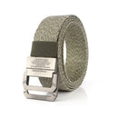AWMN 125cm Double Ring Tactical Belt Leisure Camping Hunting Nylon Waist Belt