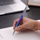 X079 1 Piece Metal 1.0mm Diamond Ballpoint Pen Crystal Color Quick Sand Smooth Writing Pens for Office School Supplies Stationery
