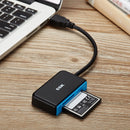 SSK SCRM330 3-In-1 USB 3.0 to Micro SD TF CF SD Card Reader