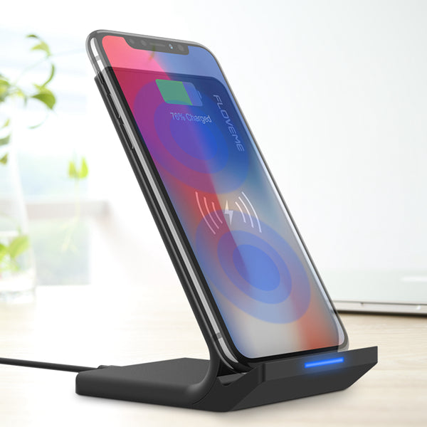 FLOVEME Qi Wireless Charger Desktop Phone Holder For iPhone X 8Plus Xiaomi Mix 2S S9+ S8 Note 8