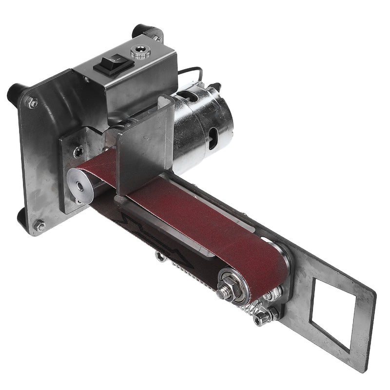 300W 1000-9000RPM Electric Mini Belt Sander Polishing Grinding Machine Antiskid Abrasive Belts Grinder