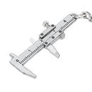 Mini 0-4cm Vernier Caliper Portable Measuring Ruler Key Chain For Woodworking Tool