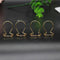 4pcs Gold Guitar Picks Butterfly Finger Metal Classical Finger style Bass Guitar Accessories