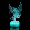 3D Night Light  Remote Control Home Decor Table Bedroom Sleeping Lamp Kid Gifts