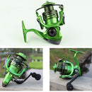 ZANLURE XF2000-5000 5.5:1 13+1BB Left/Right Hand Fishing Reel Pre-Loading Spinning Fishing Wheel