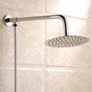 360 6 Inch Round Stainless Steel Ultra Thin Rainfall Shower Head Bathroom Sprayer