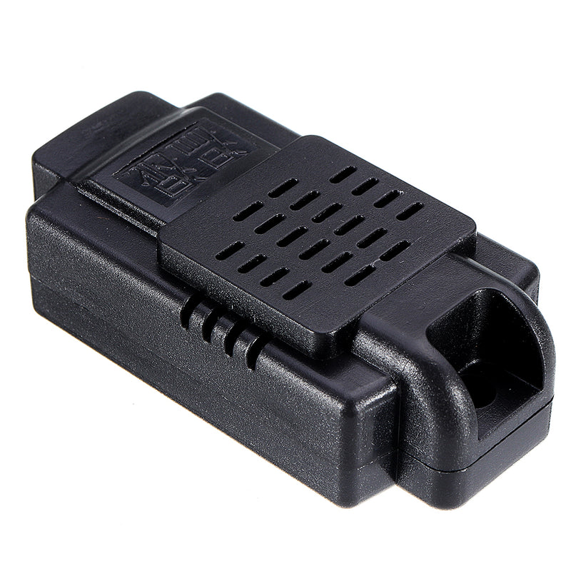 10pcs Black 60*30*18mm Wall-mounted Type Temperature And Humidity Sensor Housing Smoke Gas Sense Plastic Housing