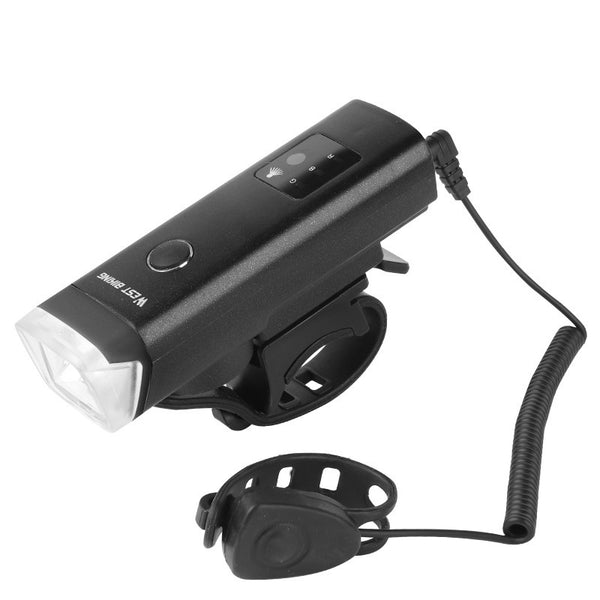 XANES XL40 2 In 1 650 LM Bike Front Light With 120dB Horn USB Rechargeable 5 Modes Waterproof Warning Night Light Bike Headlight