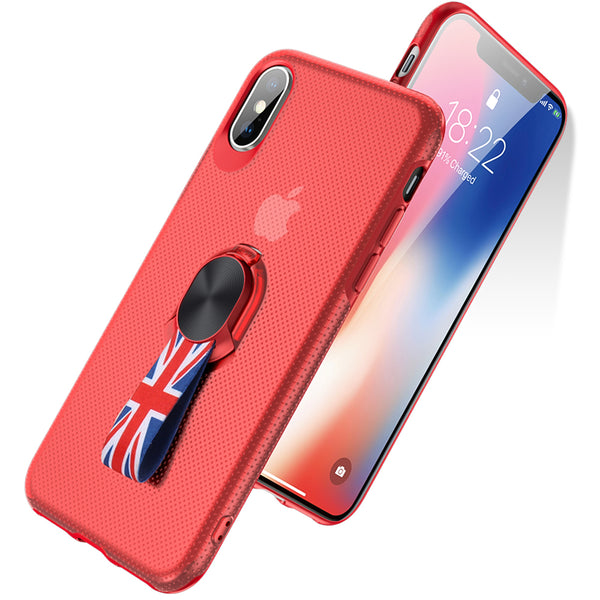 Bakeey Detachable Strap Grip Magnetic Shockproof Protective Case For iPhone X/7 Plus/8 Plus