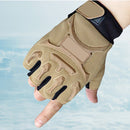 Kid Tactical Gloves Half Finger Gloves Slip Resistant Chrildren's Glove For Outdoor Cycling Camping Hunting-S M