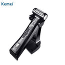 KEMEI KM-508 Waterproof Professional Hair Clipper Electric Shaver Razor Dual Head Trimmer