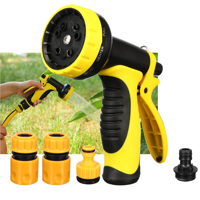 10 Modes Portable High Pressure Car Washer Hose Nozzle Water Sprayer Garden Tool