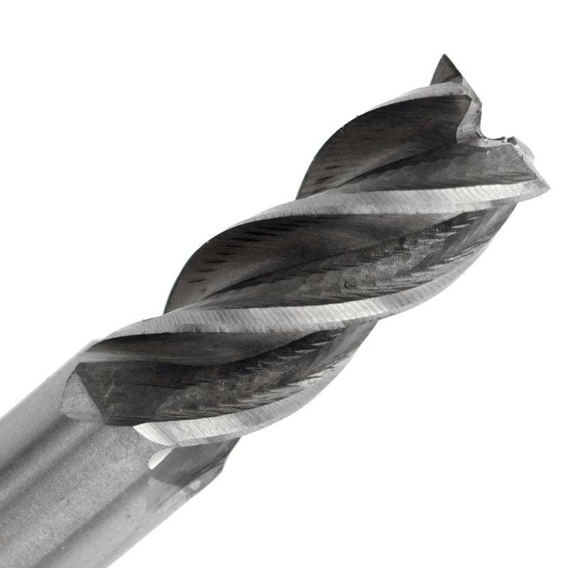 2Pcs 12mm HSS CNC Straight End Mill 4 Flute Milling End Mill Cutter Drill Bit Tool