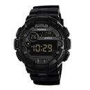HONHX 71-66F Men Camouflage Fashion Sport Style Luminous Display Digital Watch