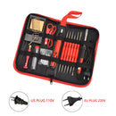 26Pcs 60W Multifunctional Electric Solder Iron Kit Screwdriver Desoldering Pump Tip Wire Pliers