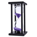 60 Minutes Sand Hourglass Timer Sandglass Countdown Timing Clock Timer Office Decorations Black Frame