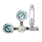 220V G5/8 Aquarium CO2 Regulator Check Valve Bubble Counter Magnetic Valve Regulators
