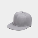 NUZADA Cotton Baseball Cap Flat Brim Hat Hip-Hop Pure Color Men Women Adjustable Cycling Hat