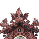 Maple Leaf Black Forest Home Cafe Art Chic Swing Vintage Cuckoo Wall Clock