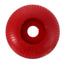 Drillpro 110mm Tungsten Carbide Arc Wood Shaping Disc Carving Disc 22mm Bore Sanding Grinder Wheel for 115 125 Angle Grinder
