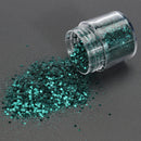 4 box 10ml Green Iridescent Nail Art Glitter Powder Sheet 1mm Sequins Sparkly Colorful Acrylic Tips