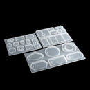 3PCS DIY Pendant Epoxy Mold Set Jewelry Pendant Mould Craft