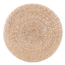 50cm Round Pouf Tatami Cushion Floor Cushions Natural Straw Meditation Yoga Mats