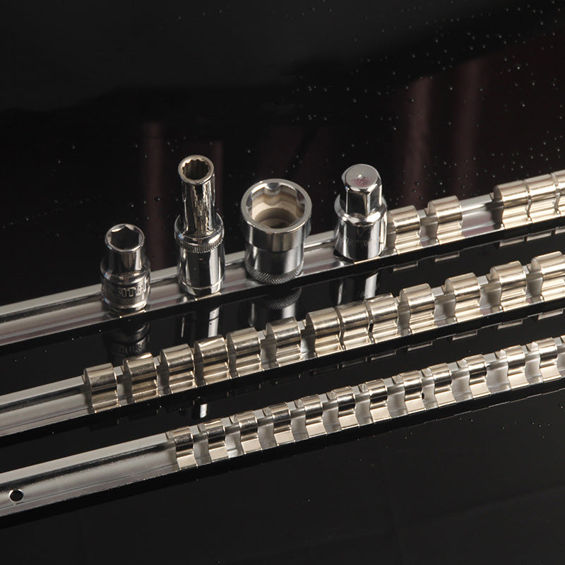1/2 Inch Mountable Socket Organizer Rail Holder Stainless Steel Clips Tools