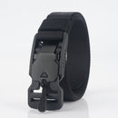 AWMN 25W 125cm Nylon Tactical Belt Outdoor Leisure Waist Belts with Funch Free Buckle Magnet Buckle