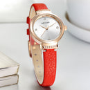 MEGIR 4207 Casual Style Leather Strap Luxury Analogue Women Wristwatch Fashionable Quartz Watch