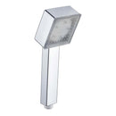 Minleaf ML-SH1 Square 7-color Shower Head Bathroom Colorful Self-Discoloration 5 Led Nozzles Shower Head