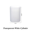 1pc Desktop Storage Box Transparent Round Pen Oblique Insert Pen Box Pen Large Office Storage Pen Holder