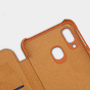NILLKIN Vintage Flip Card Holder PC Bumper PU Leather Protective Case for Samsung Galaxy A40 2019