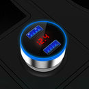 Bakeey Digital Voltage Diplay Dual USB 3.1A Fast Car Charger With LED Light For Mobile Phone Tablet